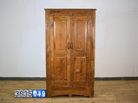 Vintage Rustic Hard Wood Fitted Interior Cupboard Cabinet Storage