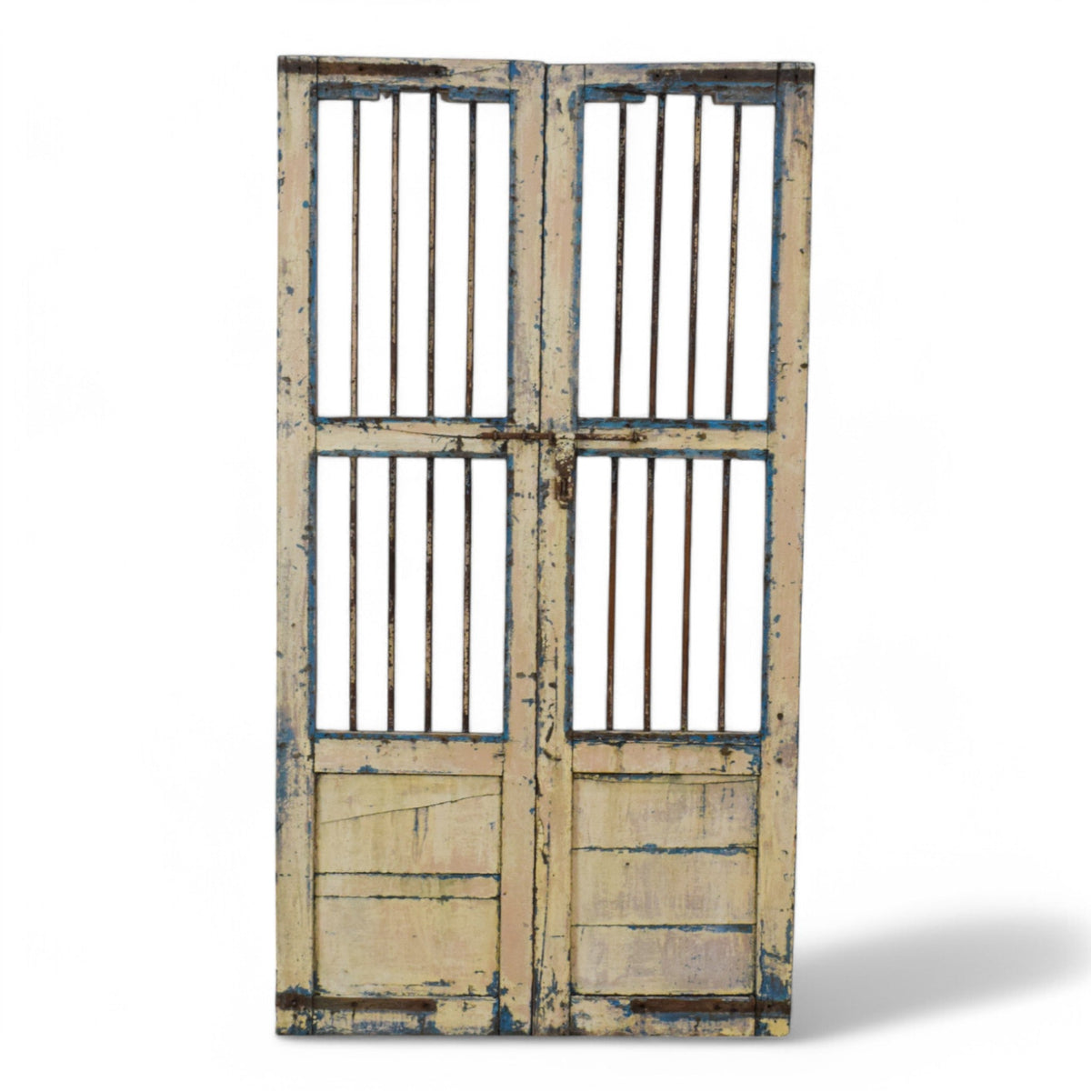 Pair of Antique Vintage Indian Doors Shutters