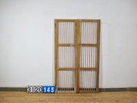 Pair of Antique Vintage Indian Doors Shutters