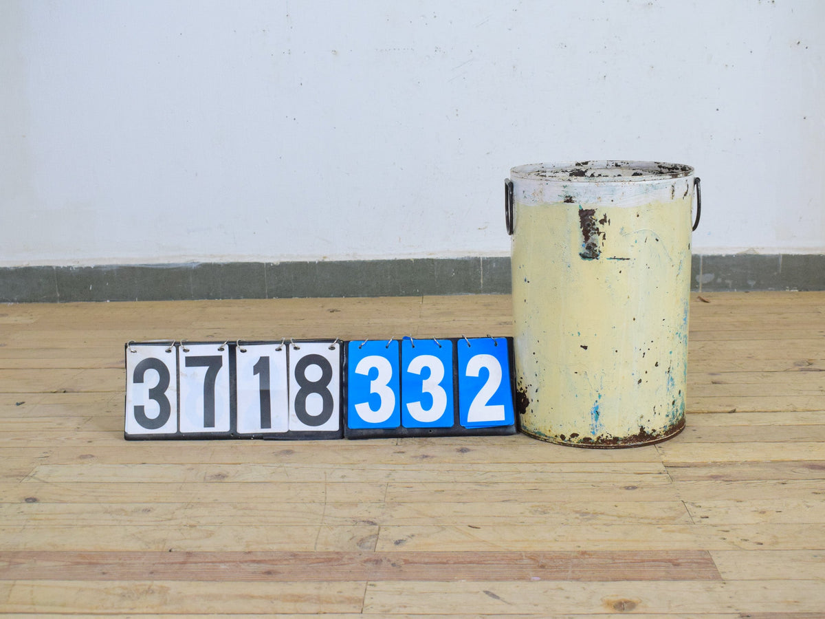 Vintage Rustic Metal Planter