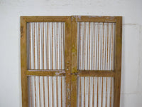 Pair of Antique Vintage Indian Doors Shutters