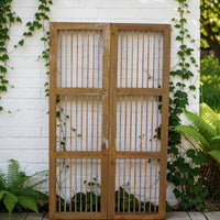 Pair of Antique Vintage Indian Doors Shutters