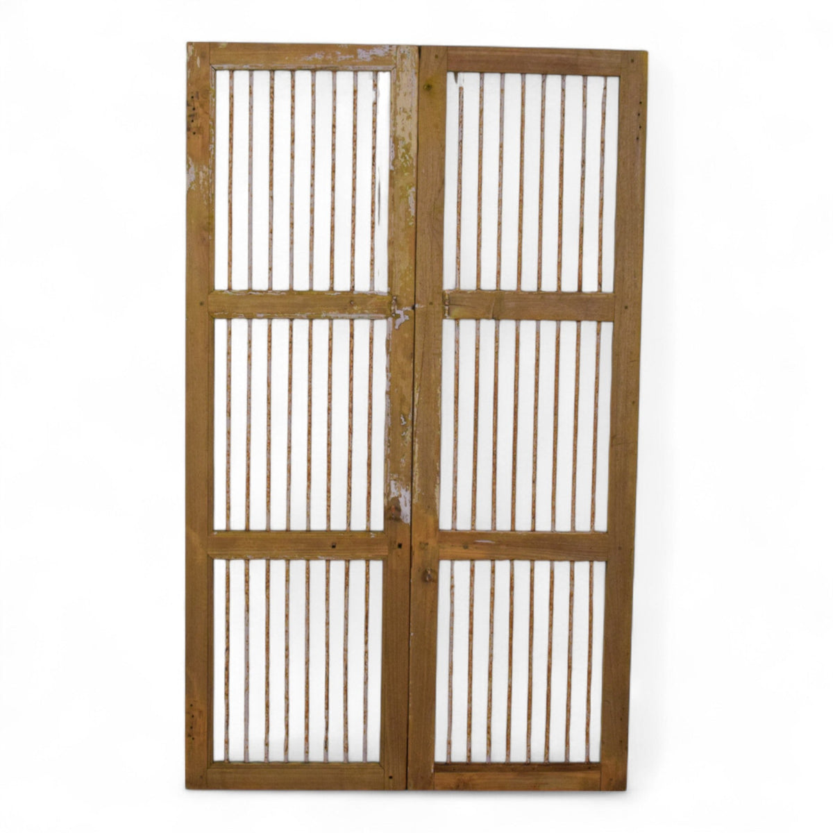 Pair of Antique Vintage Indian Doors Shutters