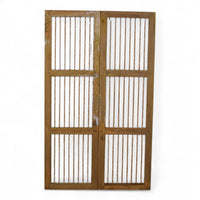 Pair of Antique Vintage Indian Doors Shutters