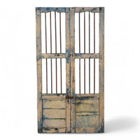Pair of Antique Vintage Indian Doors Shutters