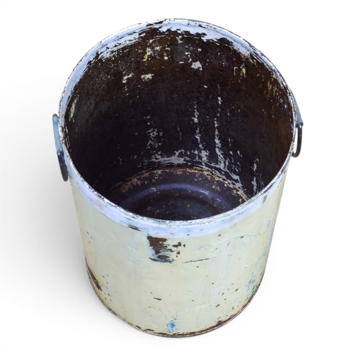 Vintage Rustic Metal Planter