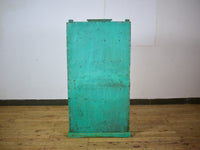 Vintage Worn Painted Rustic Cupboard Cabinet