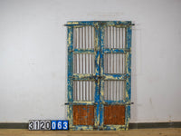 Pair of Antique Vintage Indian Doors Shutters