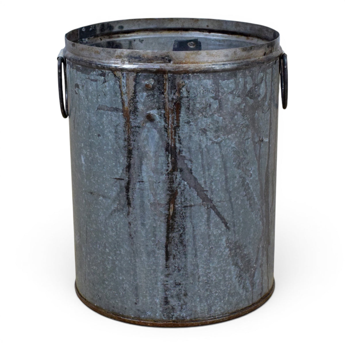 Vintage Rustic Metal Planter