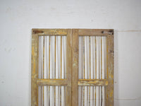 Pair of Antique Vintage Indian Doors Shutters