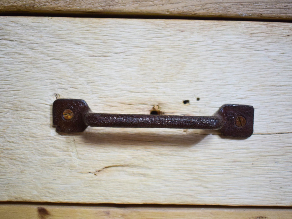 Vintage Bleached Rustic Kitchen Foor Cupboard Cabinet