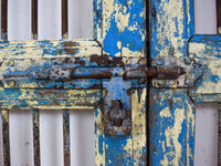 Pair of Antique Vintage Indian Doors Shutters