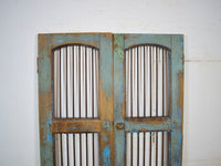 Pair of Antique Vintage Indian Doors Shutters