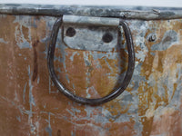 Vintage Rustic Metal Planter