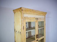 Vintage Bleached Rustic Kitchen Foor Cupboard Cabinet