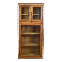 Vintage Wooden Cupboard Cabinet Display Case