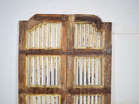 Pair of Antique Vintage Indian Doors Shutters