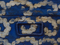Vintage Indian Hand Painted Metal Travel Trunk Chest
