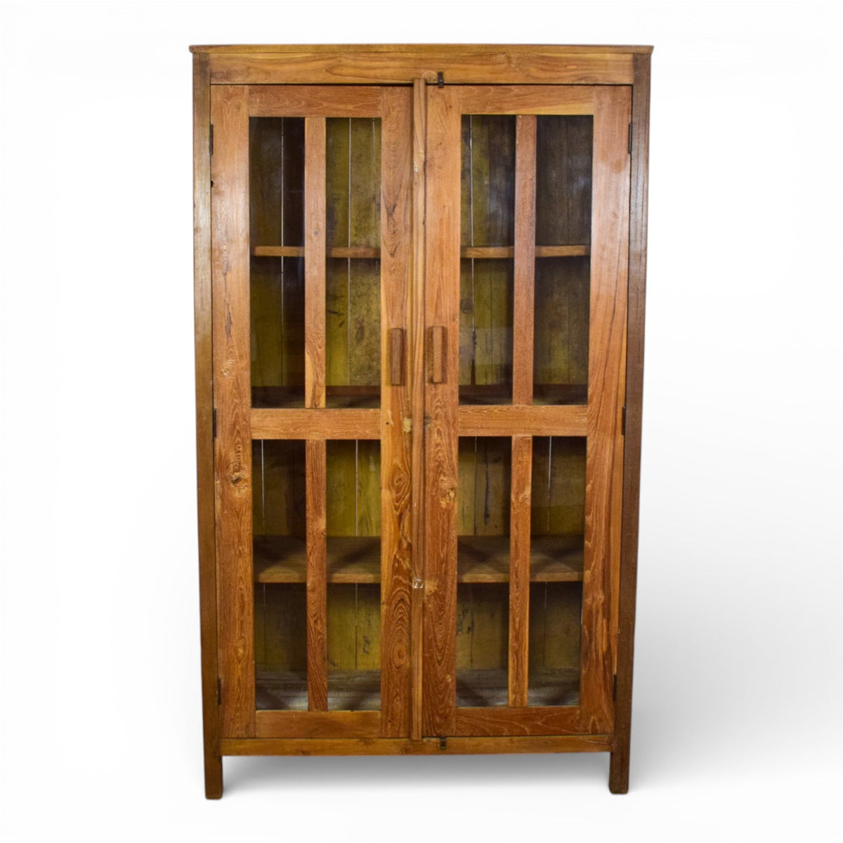 Large Vintage Wooden Rustic Cupboard Cabinet