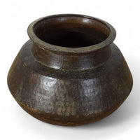 Large Antique Solid Copper Planter Pot 59cm