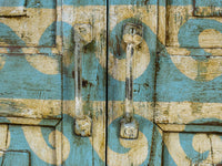 Vintage Hand-Painted Cupboard Cabinet