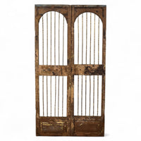 Pair of Antique Vintage Indian Doors Shutters