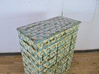 Vintage Hand-Painted Cupboard Cabinet