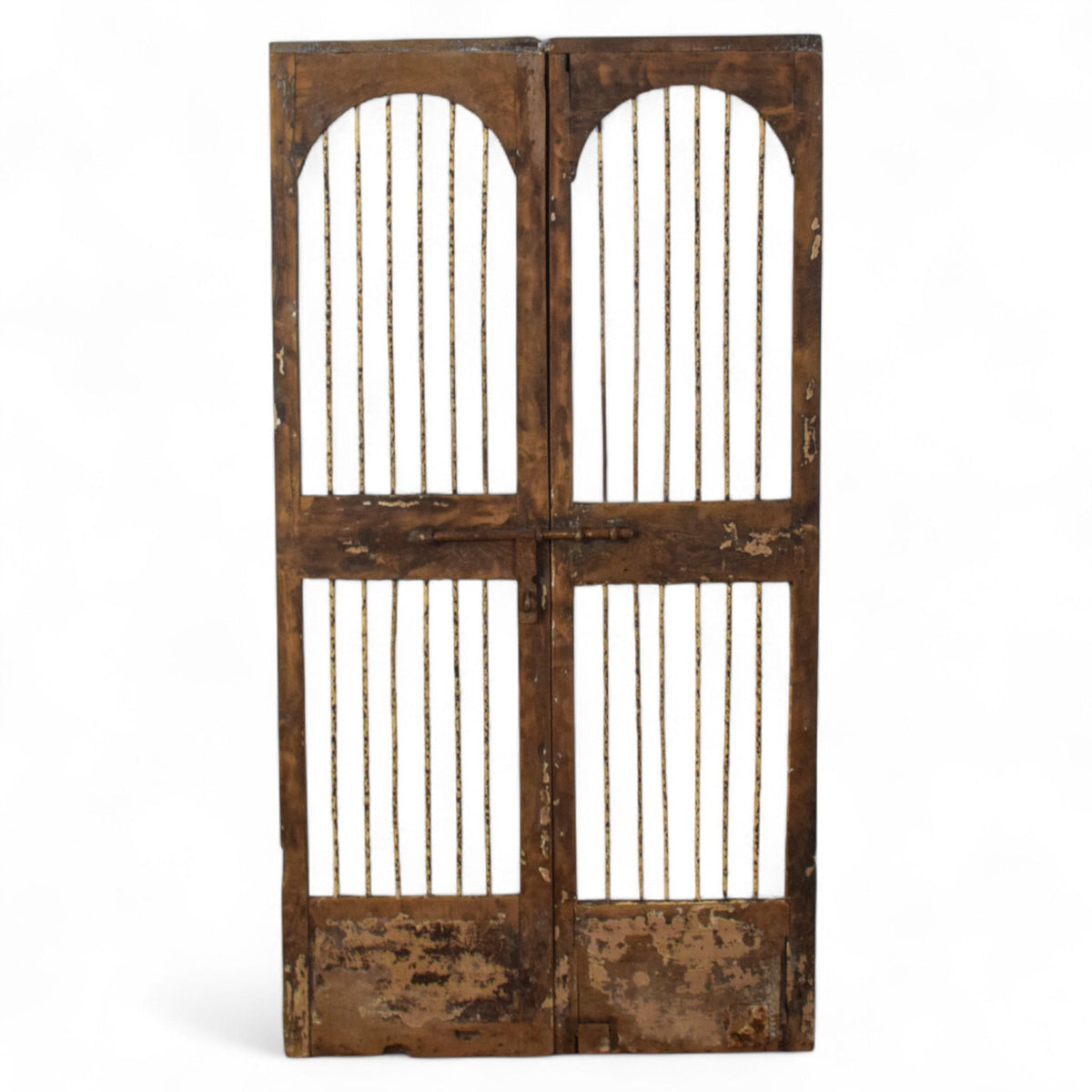 Pair of Antique Vintage Indian Doors Shutters