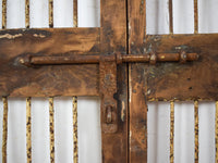 Pair of Antique Vintage Indian Doors Shutters