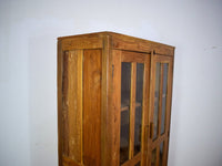 Large Vintage Wooden Rustic Cupboard Cabinet