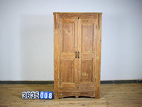 Vintage Rustic Hard Wood Fitted Interior Cupboard Cabinet Storage