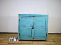 Vintage Painted Kitchen Island Cupboard Cabinet