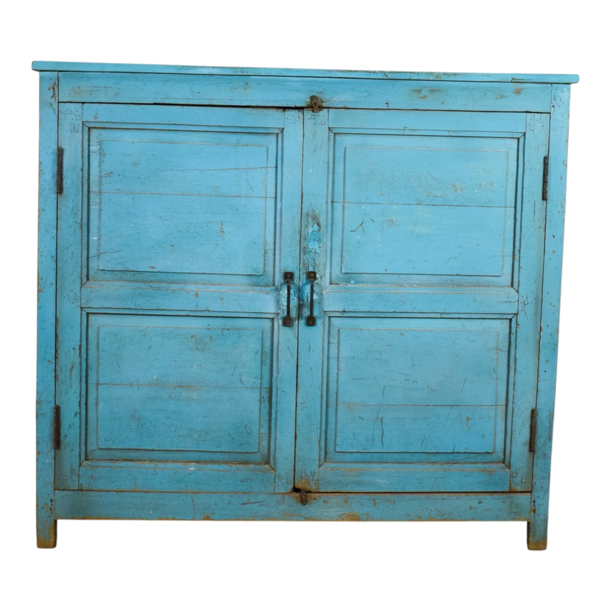 Vintage Painted Kitchen Island Cupboard Cabinet