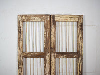 Pair of Antique Vintage Indian Doors Shutters
