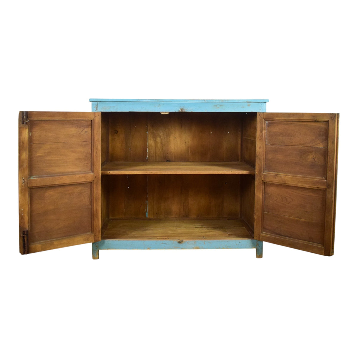 Vintage Painted Kitchen Island Cupboard Cabinet