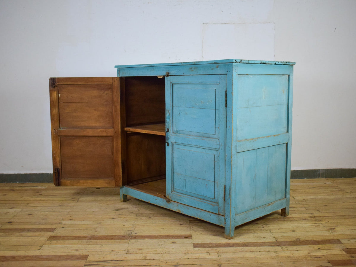 Vintage Painted Kitchen Island Cupboard Cabinet