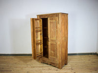 Vintage Rustic Hard Wood Fitted Interior Cupboard Cabinet Storage