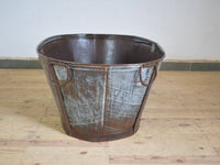 XL Rustic Vintage Metal Bath Planter
