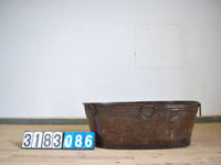 XL Rustic Vintage Metal Bath Planter
