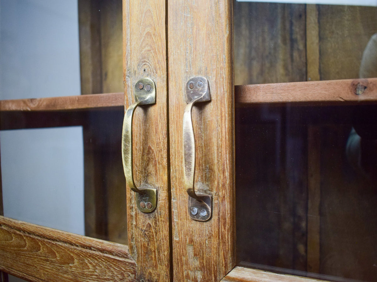 Vintage Rustic Wooden Cupboard Cabinet