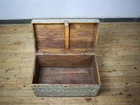 Hand Painted Vintage Chest Trunk Box