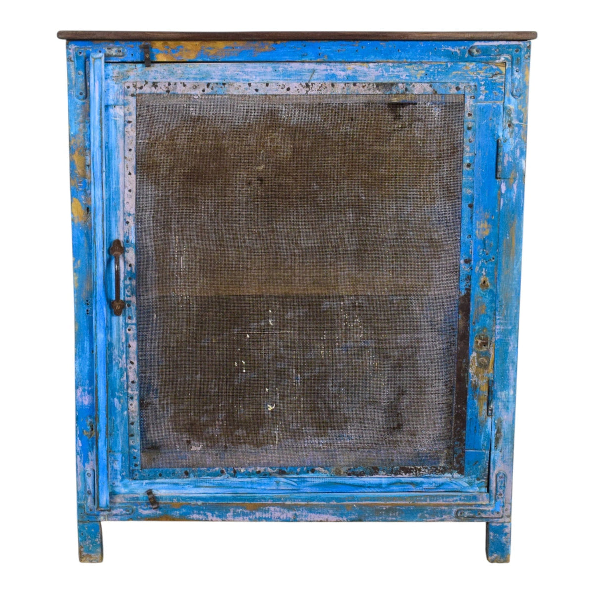Vintage Painted Kitchen Island Cupboard Cabinet