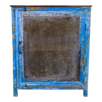 Vintage Painted Kitchen Island Cupboard Cabinet