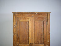 Vintage Rustic Hard Wood Fitted Interior Cupboard Cabinet Storage