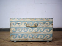 Hand Painted Vintage Chest Trunk Box
