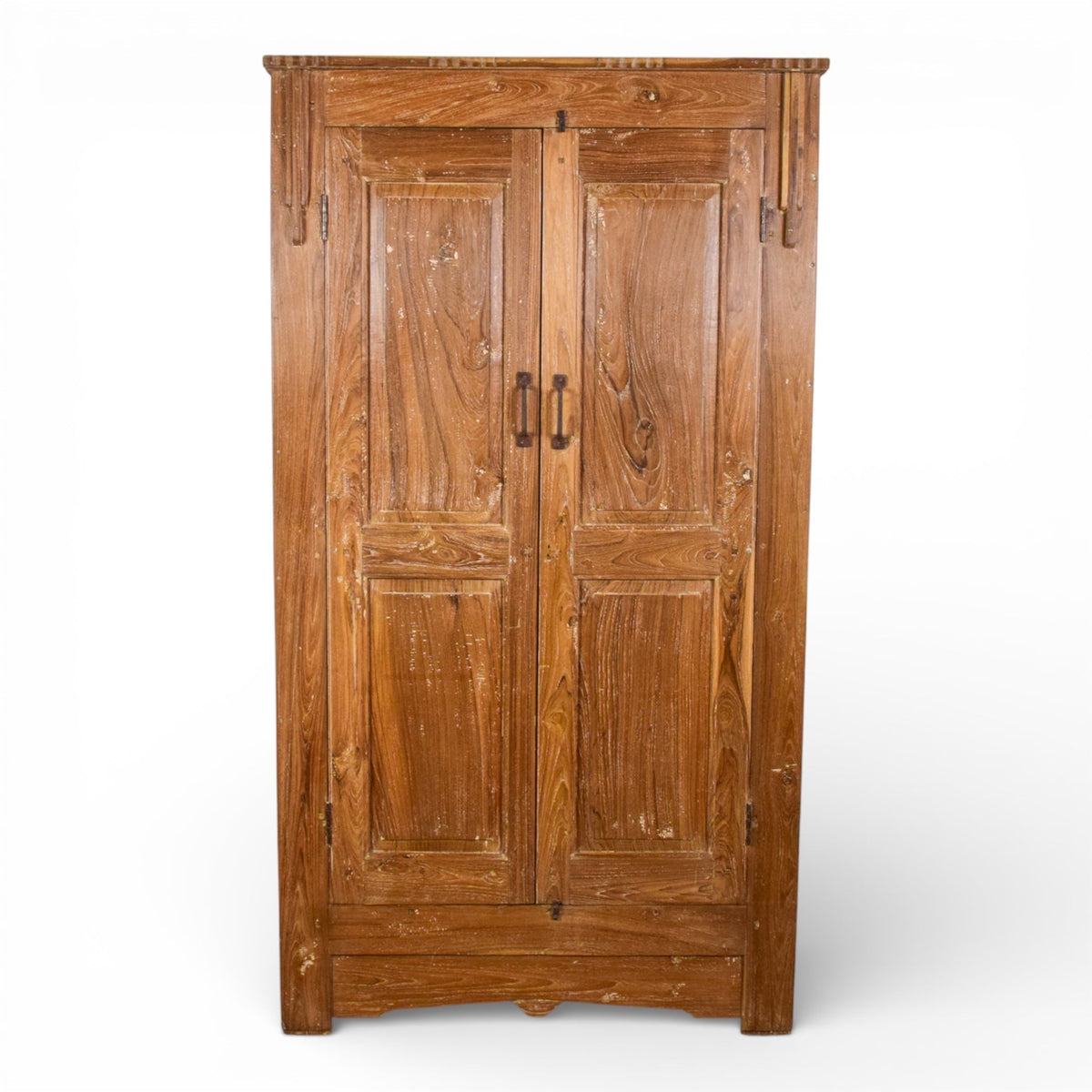 Vintage Rustic Hard Wood Fitted Interior Cupboard Cabinet
