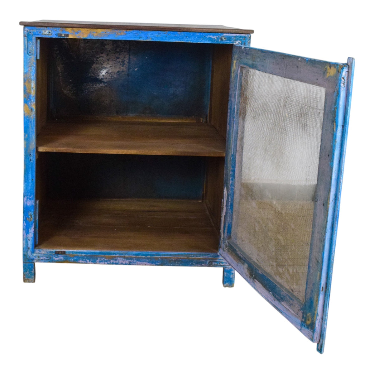 Vintage Painted Kitchen Island Cupboard Cabinet