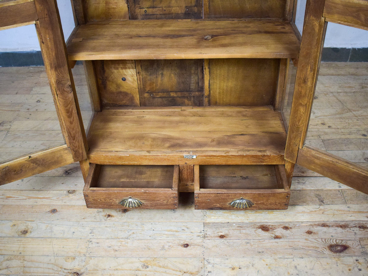 Vintage Rustic Wooden Cupboard Cabinet