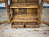 Vintage Rustic Wooden Cupboard Cabinet