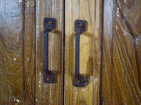 Vintage Rustic Hard Wood Fitted Interior Cupboard Cabinet